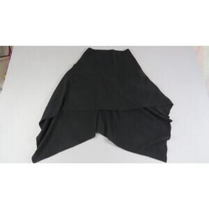 Claudia Nichole Cashmere Poncho Cape Women OS Black Soft Luxury Minimalist Wrap